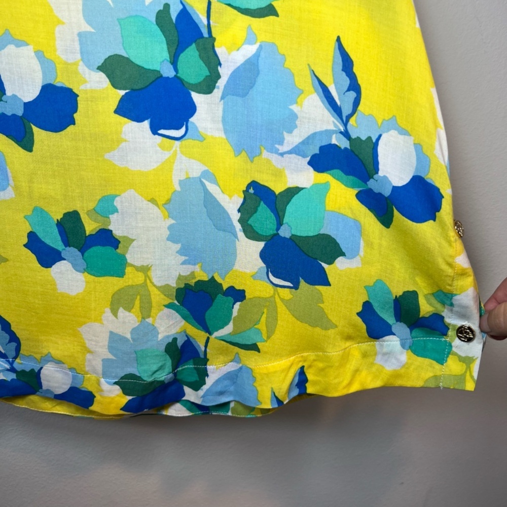 Draper James Rsvp Womens Button Side Floral Tank … - image 7